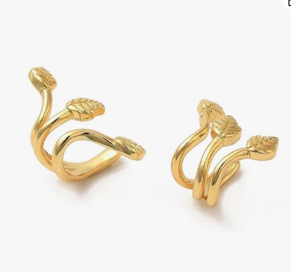 Non-Pierced Clip-On Ear Cuff Earrings
